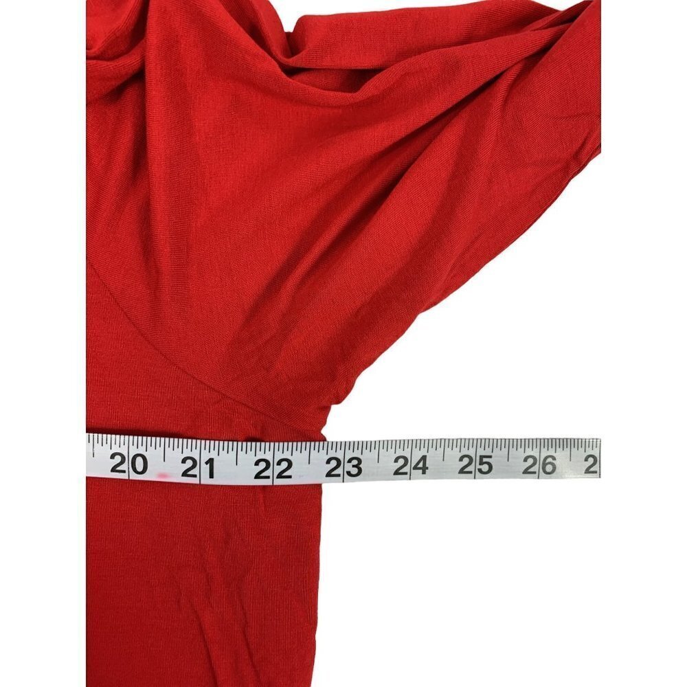 Investments II Decadent Red Turtle Neck Top - Picture 4 of 6